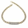 2291 Bransoletka elegancka złota 18+2,5cm pozłacana 14k Xuping cyrkonie